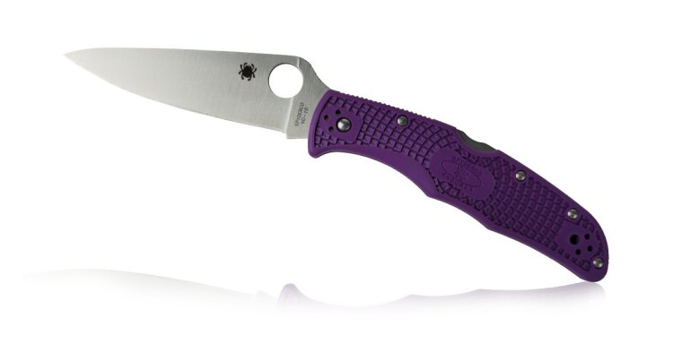 Нож складной VG-10/FRN Spyderco violet