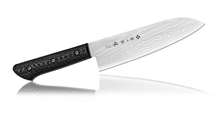 Кухонный Нож Японский Шеф Сантоку TOJIRO F-1351