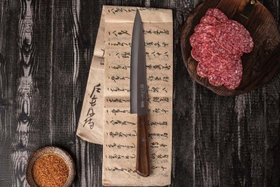 2006 Фотография Кухонный Нож для нарезки Слайсер Kanetsugu 2006