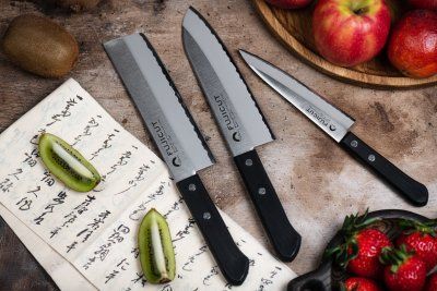 TJ-GIFTSET-B Фотография Набор ножей FUJI CUT TJ-GIFTSET-B