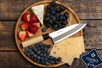 FC-1080 Фотография Кухонный Нож Японский Шеф Сантоку FUJI CUT FC-1080