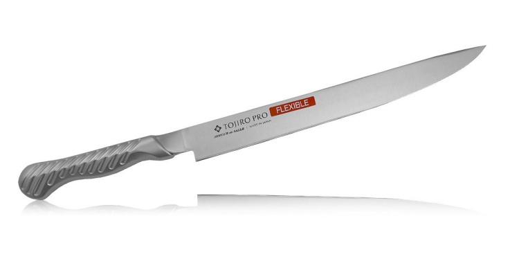 Кухонный Нож для нарезки Слайсер Сверхгибкий TOJIRO FD-705